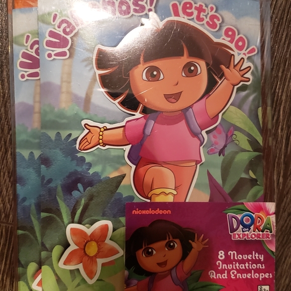Dora the explorer invitation cards - Picture 3 of 3